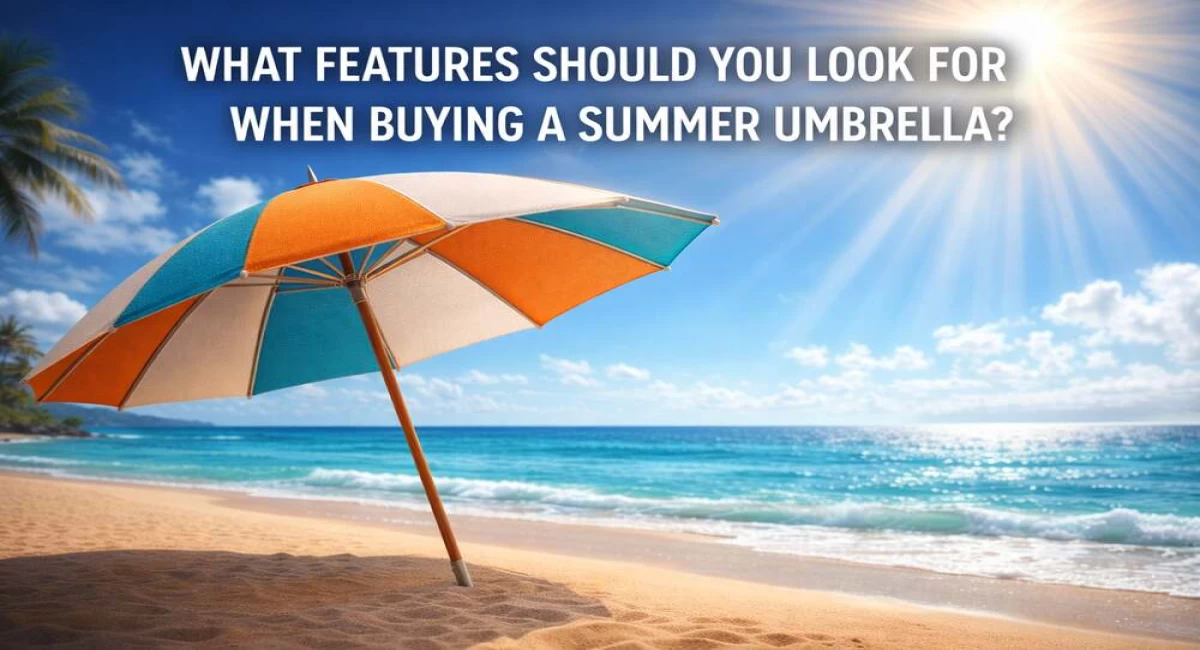 WHAT FEATURES SHOULD YOU LOOK FOR WHEN BUYING A SUMMER UMBRELLA?